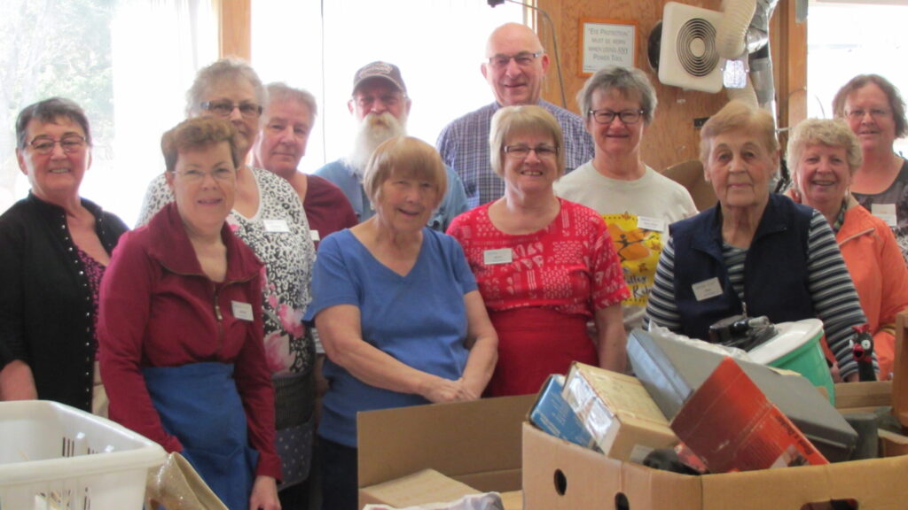 Rummage sale volunteers